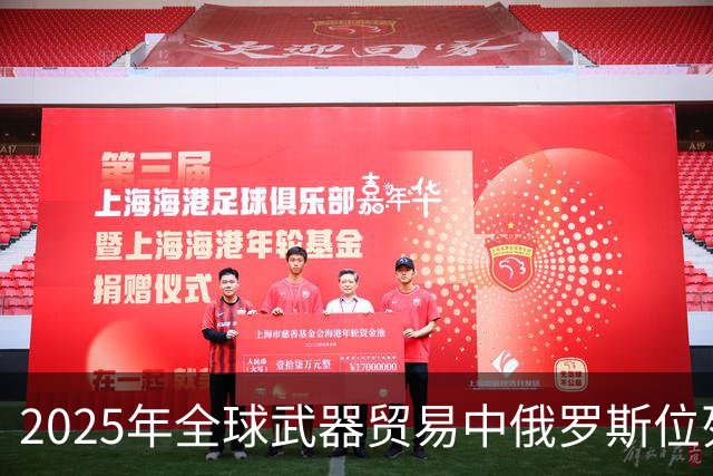 2025年全球武器贸易中俄罗斯位列第二